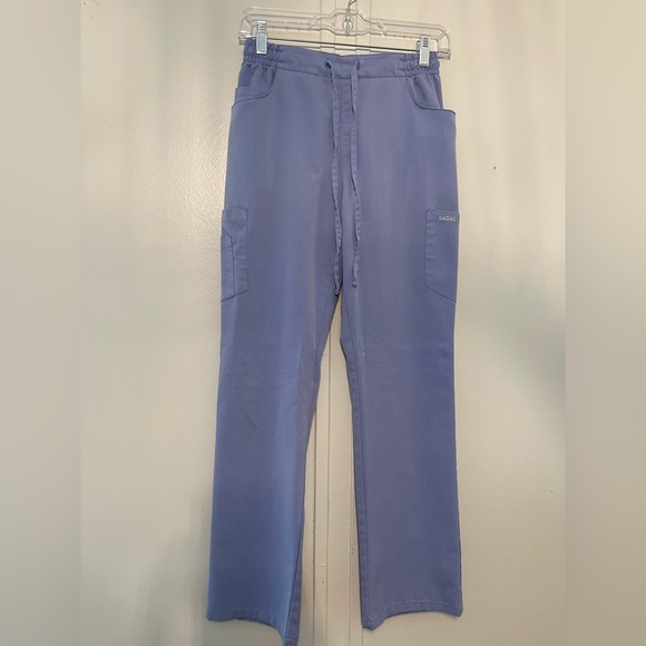 Dagacci Scrub Set Top & Pants size extra small Light Blue - Picture 2 of 2